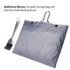 penobon Fish Grilling Basket, Folding Portable Stainless Steel Bbq Grill