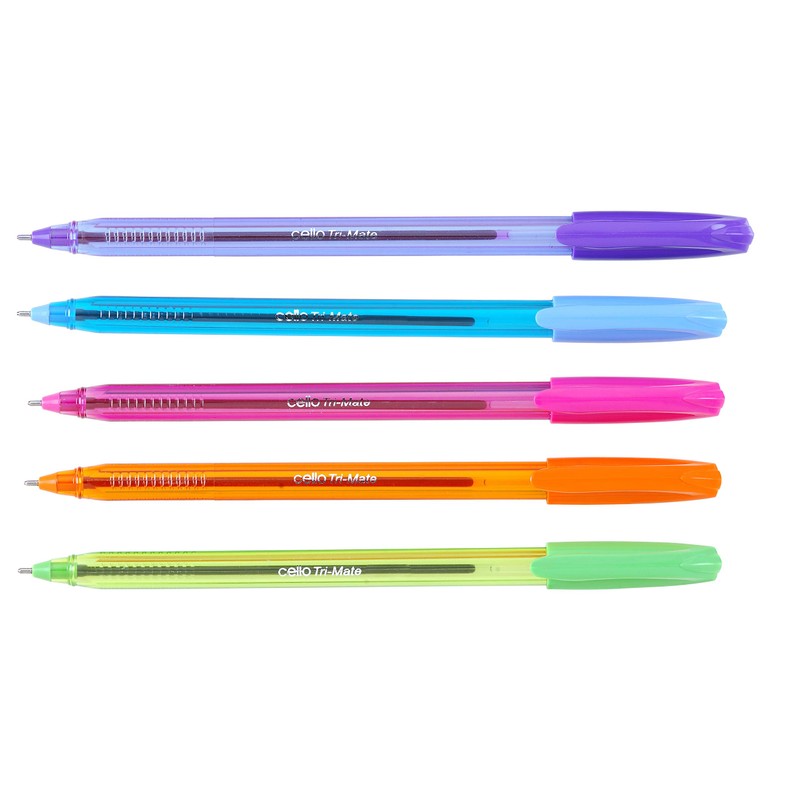 Cello Tri-Mate Pen, Assorted ($1.25 Per Pack)