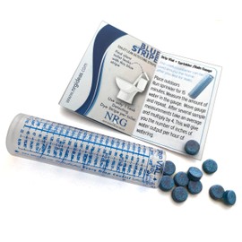 Dye Drop Blue Leak Detection Drip Vial Toilet Tab Strip Test Multi-Use Tracer Silent Leaks (Tablet 10 Pack)