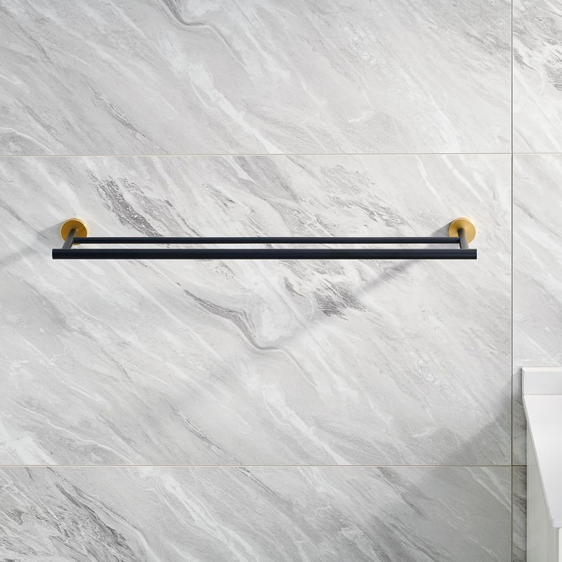 Miyili 30-Inch Bathroom Double Towel Bar SUS 304 Stainless Steel