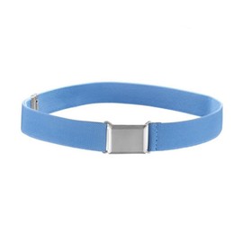 WannGe Kids Buckle Belt Kid Adjustable Elastic Belt Boy Stretch Belt for Children Boys Girls - Light Blue