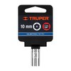 Truper D-1410-M, Dado de 6 puntas mm, 10 mm, cuadro