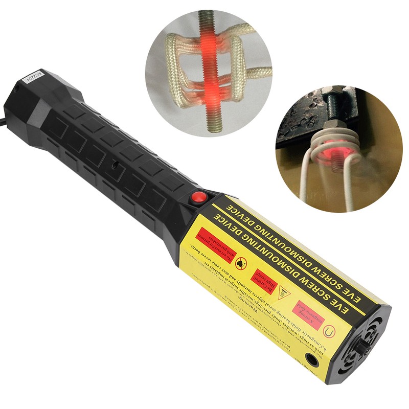 HandHeld Electromagnetic Induction Heater 1200W Flameless Rusty Screw Bolts Heating