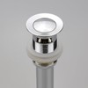 Polished Chrome Pop Up Sink Drain with Overflow, Bathroom Faucet