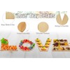 4PCS Larger Charcuterie Letter L O V E fillable Trays,