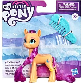 Hasbro My Little Pony Best Movie Friends - Poseable Articulated Figures with Accessories - (Sunny Starscout)