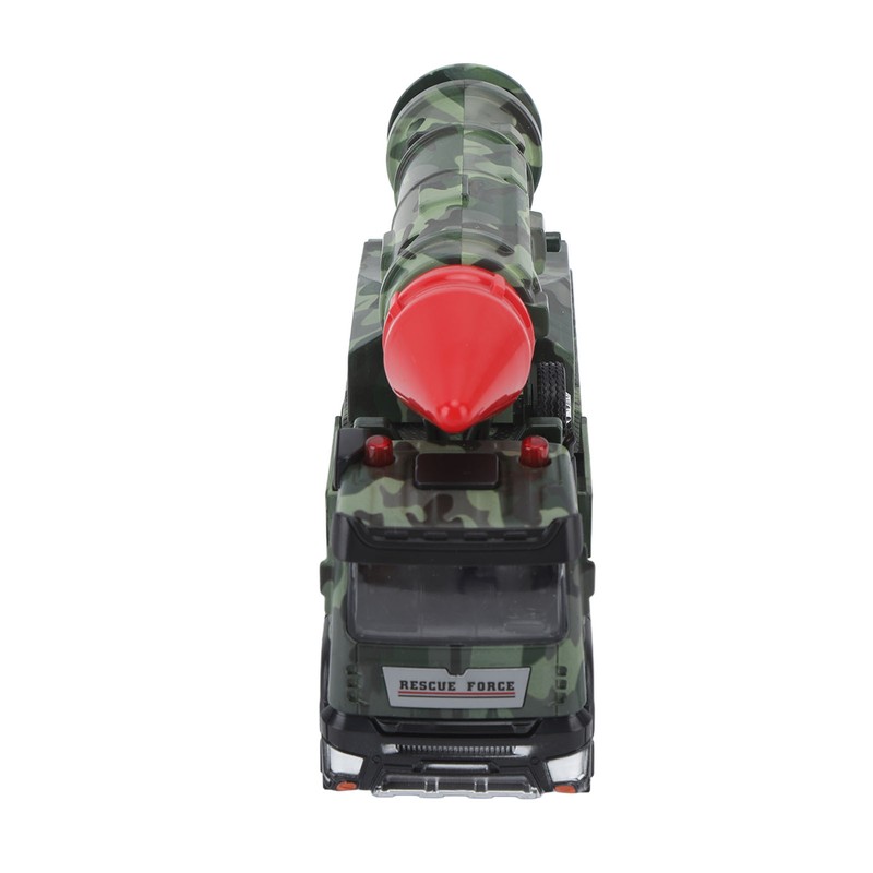 Missile Truck Toy High Simulation Strong Return Force Alloy Lights