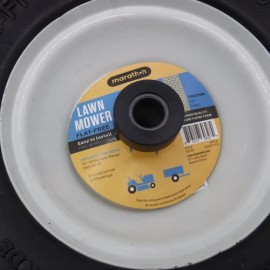 Marathon 30327 Flat Free Lawnmower Tire 13x5.00-6 on 3" Centered Hub 3/4" Bore