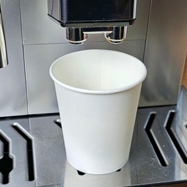 Pakomat Disposable Paper Cups White - for Hot and Cold Drinks, Ideal for Coffee and Tea, Parties and Daily Use (50, 300 ml)