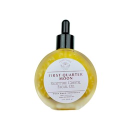 Secret Savie First Quarter Moon Evening Crystal Facial Oil W/Pure Silver