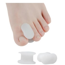 Corrector Y Separador De Dedos Para Evitar y Detener El Juanete, Evita Roces De Dedos 2 Pzas (1 Par) Grande.