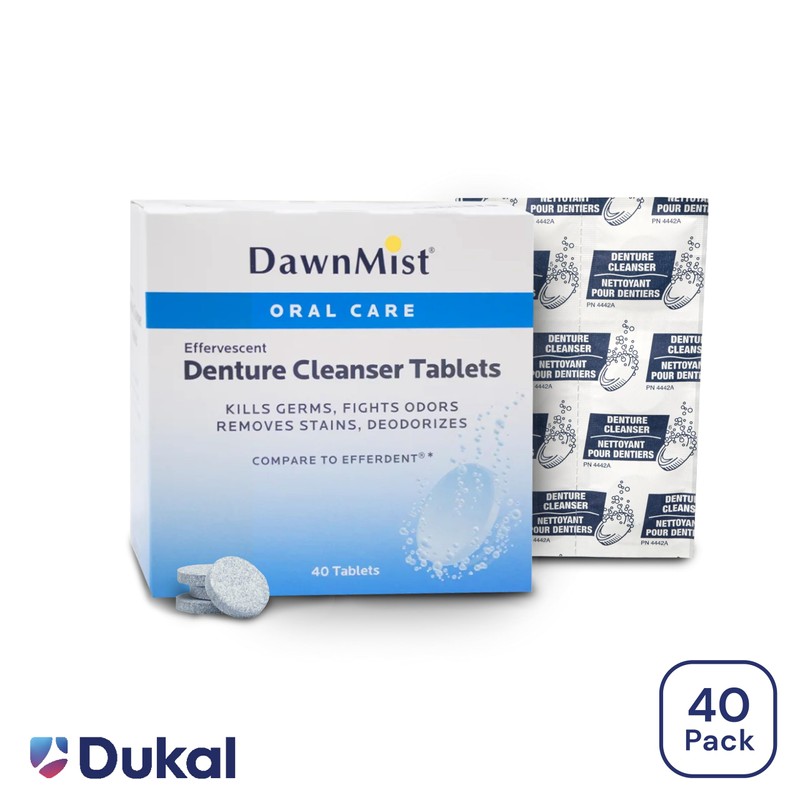 Dukal DawnMist Denture Tablets (Box of 40)