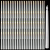 Baquler 100 Pcs 9.7 Inch LED Flameless Taper Candles Bulk