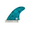 UPSURF Surfboard Fin Double Tabs 2 L 3 fins Fiberglass