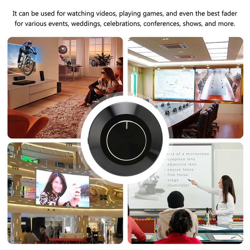 Mini Active Volume Control Knob, 3.5mm Audio Adjuster PC Speaker