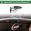 Motoforti 4.8" ID Inlet Turn Down Exhaust Tip T304 Stainless