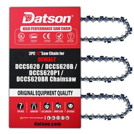 12 Inch Chainsaw Chain for DEWALT DCCS620 / DCCS620B / DCCS620P1 / DCCS620BR Chainsaw (3 Pcs)