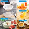 Tenbrachian 2 Pcs Fine Mesh Strainer, Kitchen Sieves and Strainers,