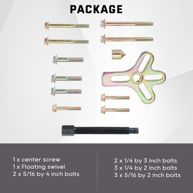 ATP 13 Piece Harmonic Balancer Steering Wheel Puller Kit