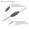 CoCud Tap Wrench Handle, Fit M4-M12 8/16"-1/2" (UNC/UNF) Taps Size,