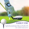 TRKETK 60 Pcs Mixed Sizes Castle Golf Tees Plastic Golf