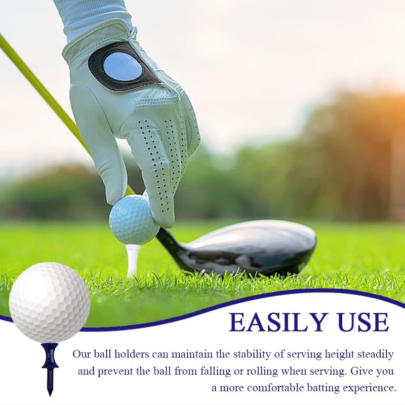 TRKETK 60 Pcs Mixed Sizes Castle Golf Tees Plastic Golf