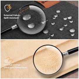 NIDOO 13 Inch Laptop Sleeve Case Protective Carrying Bag Computer Cover for 13.6" 13" MacBook Air/ 14" MacBook Pro/Surface Laptop 7/ ThinkPad X13 L13 E14 L14 T14s/ Yoga 7/ ThinkBook 14/13.4" XPS 13