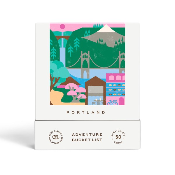 Reach International Outfitters Portland Adventure Bucket List: 50 Scratch-Off Cards