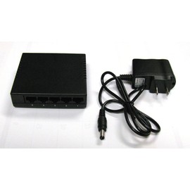 MaxLLTo New RJ45 Mini 5-Ports Fast Ethernet Network Switch Hub for Desktop PC