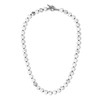 GAVU Handmade White Holwith Stone Beads Necklace for Men 50