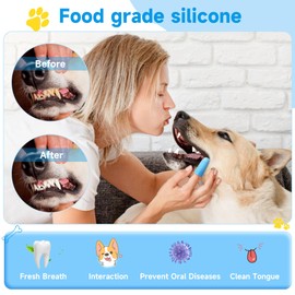 babove Dog Toothbrush,Dog Tooth Brushing Kit 4-Pack,pet Toothbrush,Dog Finger Toothbrush for Dogs,Dog Teeth Cleaning,Dog Tooth Brush for Small&Large Pets,Use with Dog Toothpaste for a More Cleaning