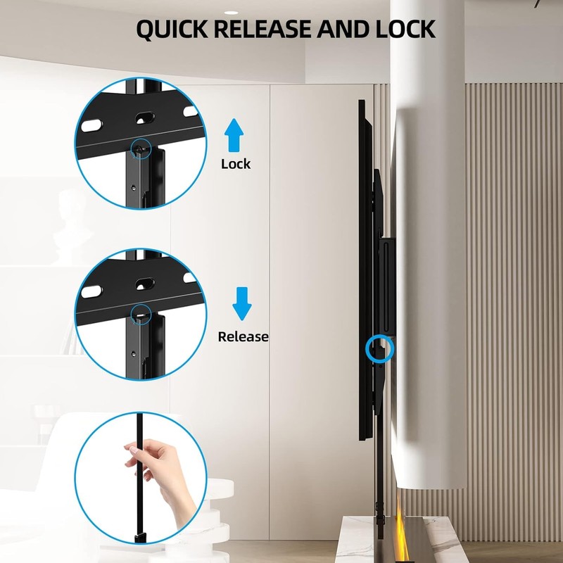 HOME VISION TV Wall Mount Fixed for Most 26-65 Inch
