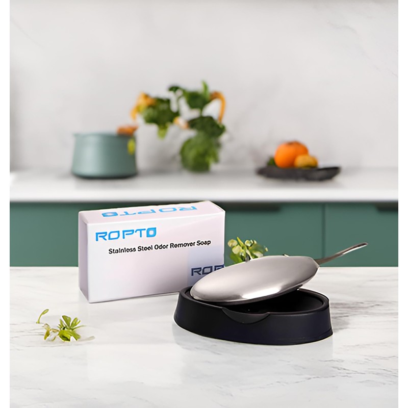 ropto Stainless Steel Soap, Hand Odor Eliminator Remover Odor Absorber