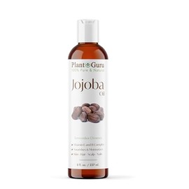 Jojoba Oil 8 fl. oz. Cold Pressed Unrefined - 100% Pure Natural Moisturizer For Skin, Body, Face And Hair Growth. Deeply Hydrating Carrier Oil For DIY Soap Making and Massage