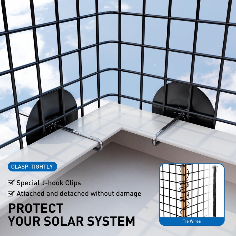 Zapstarz 6 inch x 100ft Solar Panel Bird Guard, Wire