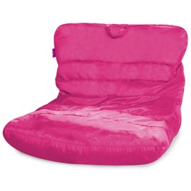 Posh Creations Laguna Lounger Teens, Kids and Adults for Bedrooms and Dorm Rooms, Large Bean Bag Chair, Soft Nylon-Pink