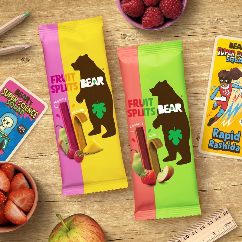 BEAR Real Fruit Snack Splits - Gluten Free, Vegan, and