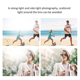 EW‑83G Reversible Camera Lens Hood Sun Shade Protector,for Canon EF 28‑300mm F/3.5‑5.6L is USM Lens,White