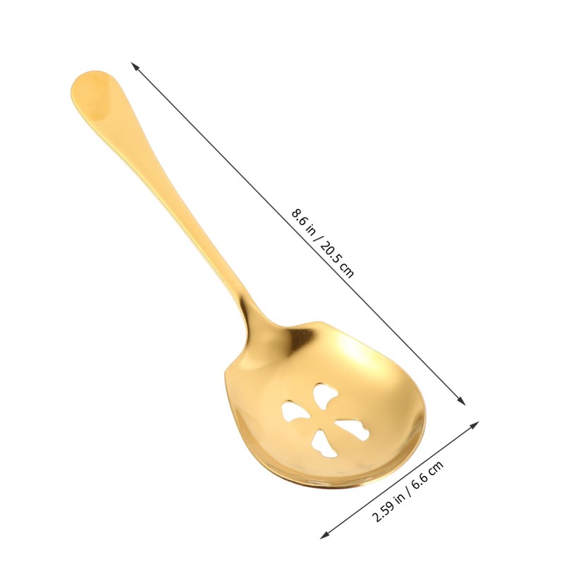 FUNOMOCYA Stainless Steel Colander Kitchen Sieve Slotted Spoon Set Dishwasher