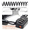 Goods Land GD-DIALWLK Wire Lock, Wire Cable, 3 Digit Bike