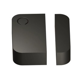Door Sensor Cover Compatible with Ring (Color Matching), Snap-On Design for Ring 1st/2nd Gen Sensors, Strong Protective to Hide White Sensor, Upgrade Home Security Aesthetics - Black