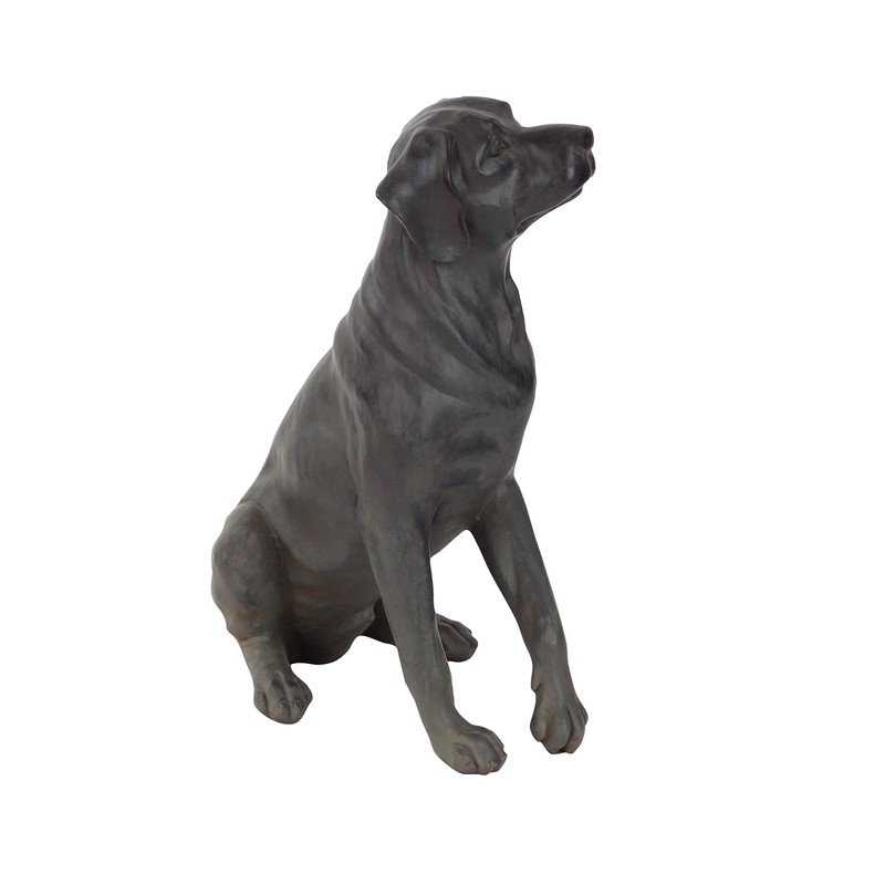 Deco 79 Polystone Dog Decorative Sculpture Home Decor Statue, Accent