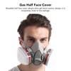 Reusable Half Face Cover Half Facepieces Cover with Safety Glasses