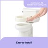 Medline Elongated Hinged Toilet Seat Riser, 3.5 inch, 400 lb