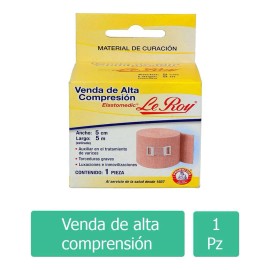 Venda De Alta Comprensión Le Roy 5 Cm X 5 M Caja Con 1 Pieza