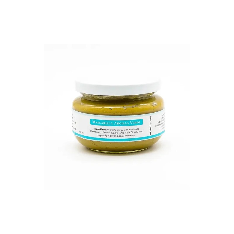 Mascarilla Arcilla Verde Y Mascarilla Colágeno Natural
