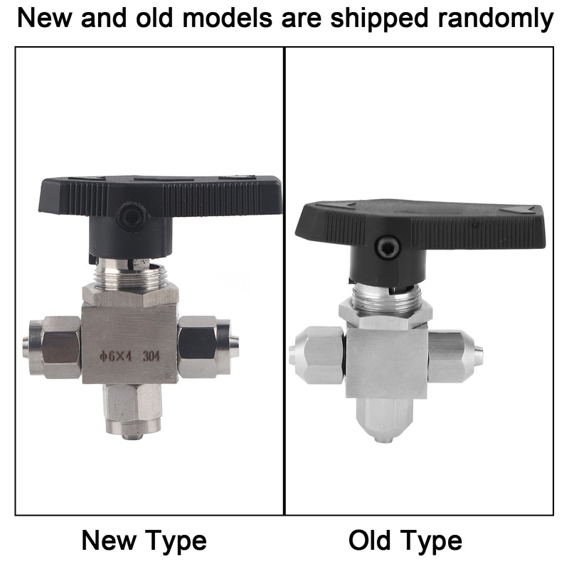 3-Way Ball Valve 304 Stainless Steel Quick Twisting Ball Valve