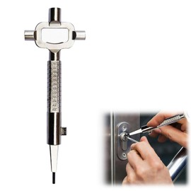 Universal Construction Key, Control Cabinet Key, Construction Key, Multifunctional Construction Key, Architect Key, Building Universal Key, 6-in-1 Building Key Hex Socket with Scale 6/7/8 mm