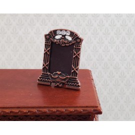 Streets Ahead Dollhouse Miniature Fancy Photo Frame with Rhinestones Bonze 1:12 Scale Art Deco
