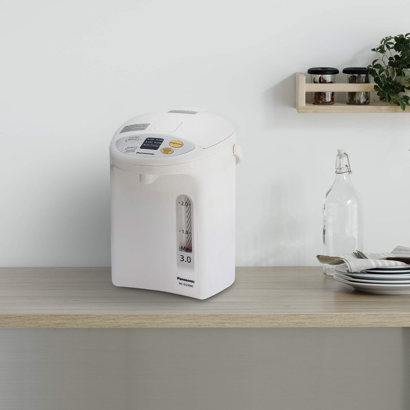 Panasonic 3.2qt Water Boiler Electric Hot Water Dispenser Countertop w/Slow-Drip